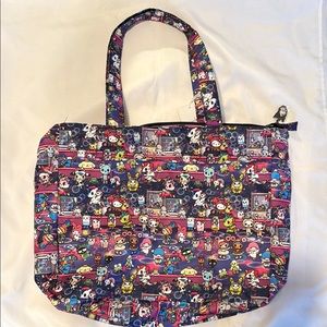 Hello Kitty Red and Pink Tote Bag Vibrant Design